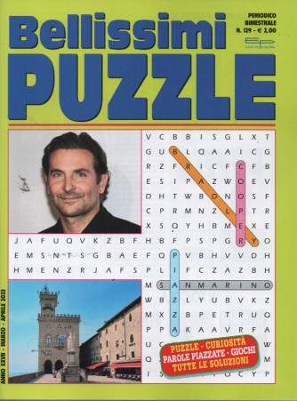 Bellissimi puzzle - n. 129 - bimestrale -marzo - aprile  2023