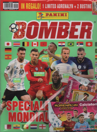 Bomber + in regalo 1 limited Adrenalyn + 2 bustine - n. 43 - bimestrale -12 novembre 2022