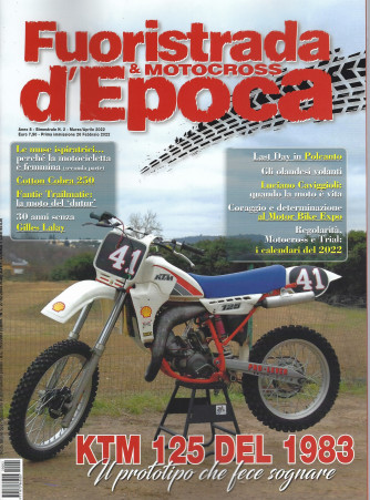 Fuoristrada & Motocross d'Epoca - n. 2 - bimestrale - marzo - aprile  2022