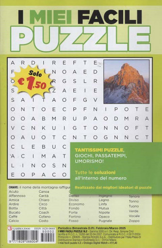 I Miei Facili Puzzle - Uscita n.2 - 31 Gennaio 2025 - Bimestrale