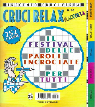 Raccolta Cruci Relax - n. 65 - trimestrale -aprile - giugno 2022 - 252 pagine