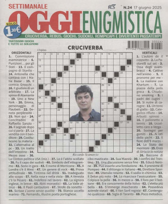 Settimanale Oggi Enigmistica - Uscita n.24 - 10 Giugno 2025 - Settimanale