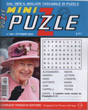 Mini Puzzle - n.564 -ottobre 2022 - mensile