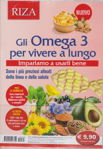 Alimentazione naturale - n. 65 - Gli Omega 3 per vivere a lungo - marzo  2021 -