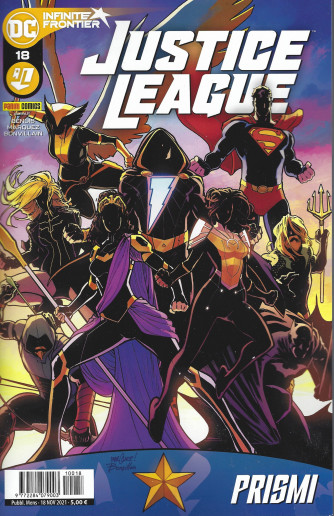Justice League -.    n. 18 -Prismi -   mensile -18 novembre   2021-