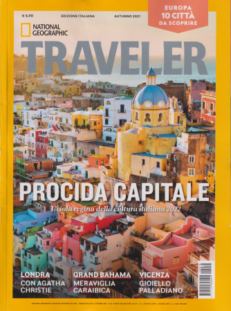 National Geographic  - Traveler -  Procida capitale - n. 12  - trimestrale   -9 ottobre  2021 autunno