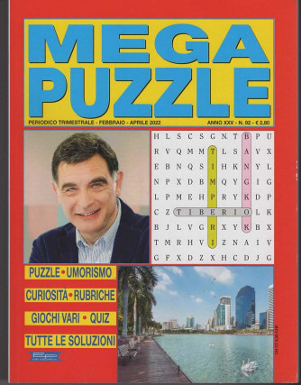 Mega Puzzle - n. 92 - trimestrale -Febbraio - Aprile 2022