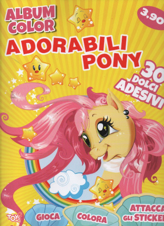 Album color - Adorabili Pony - n. 53 - bimestrale - 25 gennaio 2023