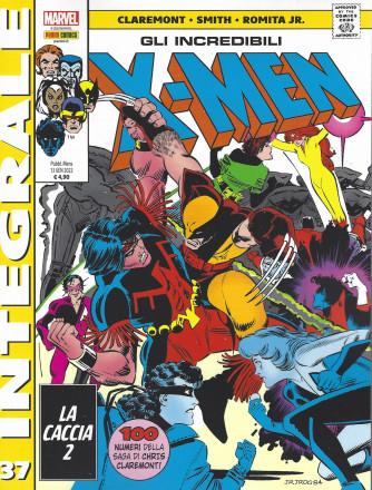 Marvel Integrale  - Gli incredibili X-Men - n.37 -La caccia 2   mensile - 13 gennaio 2022