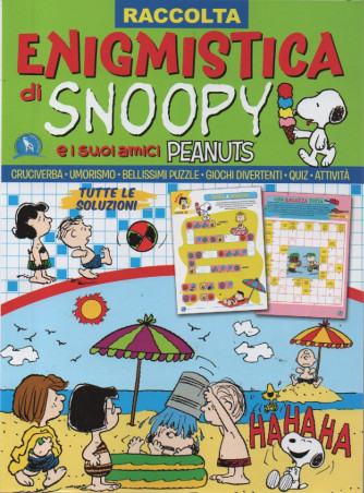 Raccolta enigmistica di Snoopy e i suoi amici Peanuts- n. 31 -trimestrale-agosto - ottobre 2023