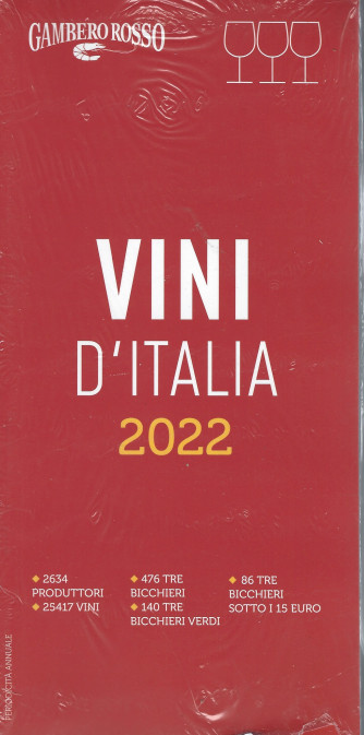 Vini D'italia - Gambero Rosso 2022 - annuale - 20/10/2021
