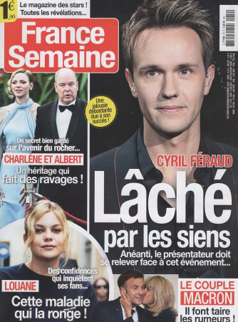 France Semaine - Uscita n.19 - 4 Ottobre 2025 - Trimestrale - In lingua francese