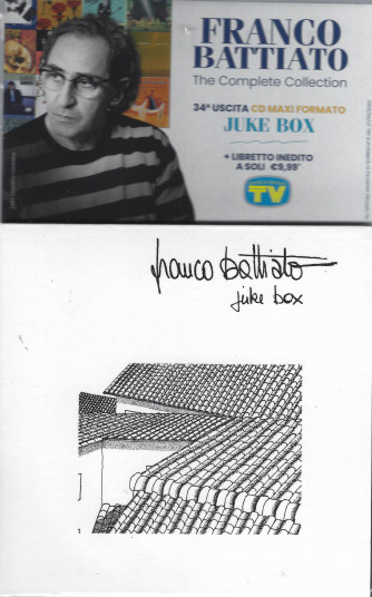 Cd Sorrisi Collezione- Franco Battiato -34°uscita - Juke box  cd maxi formato + libretto inedito  - 27/05/2022 - settimanale