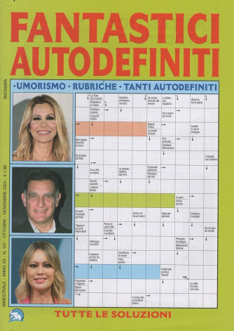 Fantastici Autodefiniti - Uscita n.107 - 12 Settembre 2025 - Bimestrale