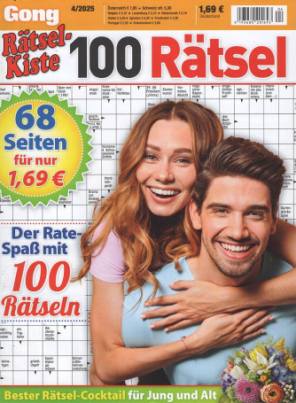 Gong - Rätsel-Kiste - Uscita n.3 - 28 Ottobre 2025 - Trimestrale - In lingua tedesca