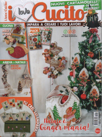 I Love Cucito - n. 17 - bimestrale -ottobre - novembre 2022 - 2 riviste