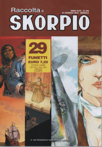 Raccolta di Skorpio - n. 620 - 27 gennaio 2024 - mensile  - 29 fumetti