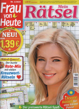 Frau von Heute - Mein Ratsel - n. 2 /2024 - in lingua tedesca