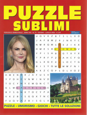 Puzzle sublimi - n. 73 - bimestrale -giugno - luglio 2022