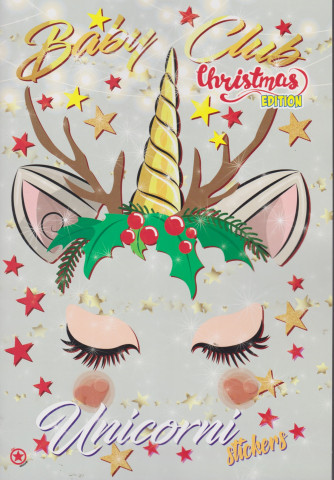 Baby Club Christmas - Unicorni stickers - n. 13 - bimestrale - dicembre - gennaio 2021