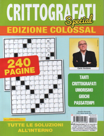 Crittografati Special edizione colossal - n.20 - bimestrale - marzo - aprile  2024 - 240 pagine