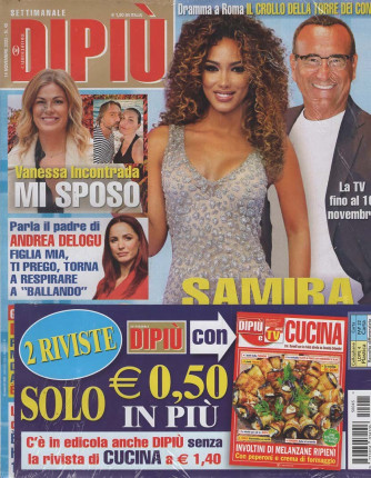 Settimanale Dipiù + Dipiù TV Cucina - Uscita n.45 - 8 Novembre 2025 - Settimanale
