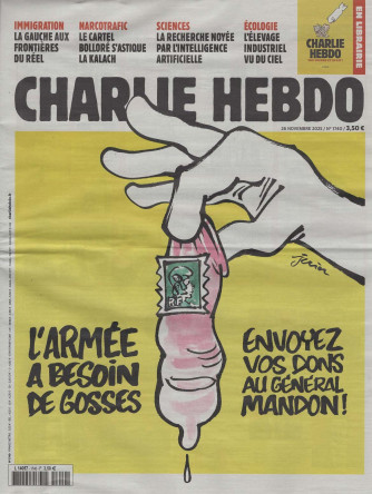 Charlie Hebdo - Uscita n.1740 - 4 Dicembre 2025 - Settimanale - In lingua francese