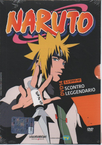 Naruto - dvd 14  - Scontro leggendario- s. 3 EP 91-97- settimanale