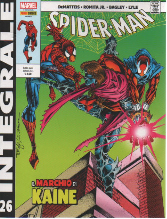 Spider-Man integrale   - n. 26 -Il marchio di Kaine-  mensile - 30 marzo   2023