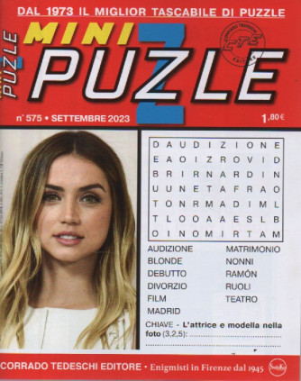 Mini Puzzle - n.575 -settembre       2023 - mensile