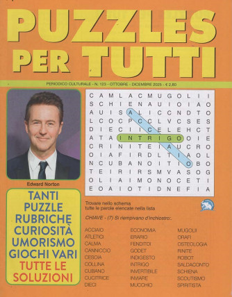 Puzzles per Tutti - Uscita n.123 - 18 Settembre 2025
