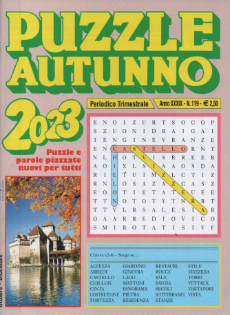 Puzzle autunno 2023 - n.119 - trimestrale -ottobre - dicembre    2023
