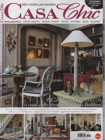 Casa Chic - n. 197 - mensile - febbraio  2023 + Country Style - 2 riviste