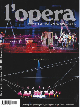 L'opera international magazine - n. 64 - mensile  - novembre  2021