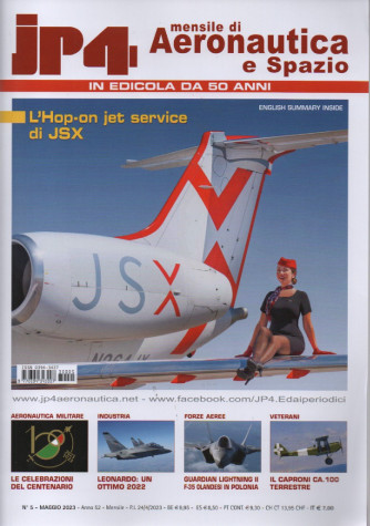 Jp4  - Mensile di Aeronautica e Spazio - n. 5-maggio 2023 - mensile