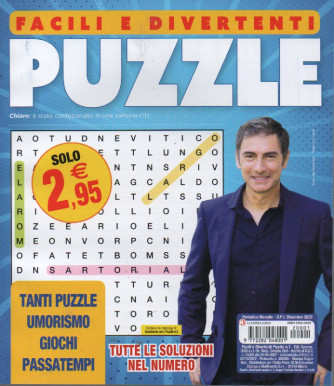 Facili e divertenti puzzle - n. 1 - mensile - dicembre 2022