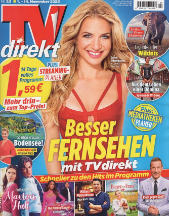 TV Direkt - Uscita n.23 - 28 Ottobre 2025 - Quattordicinale - In lingua tedesca