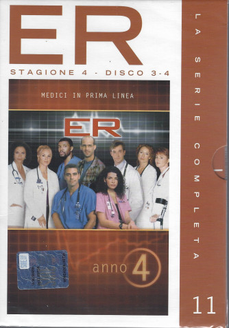I dvd di Sorrisi collection n. 14 - In prima linea con i medici di ER -  11° uscita + doppio dvd - 8/3/2022 - settimanale