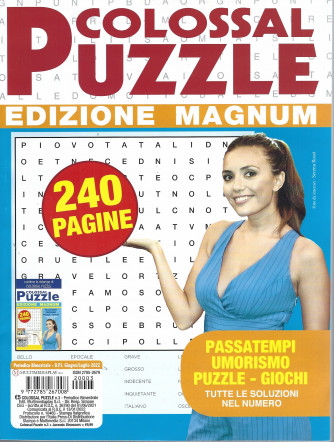 Colossal puzzle - edizione magnum - n. 3 - bimestrale - giugno - luglio  2022 - 240 pagine