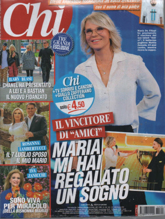 Chi  +Sorrisi e Canzoni tv - +  Giallo Zafferano collection - n. 20  - settimanale -17 maggio  2023 - 3 riviste