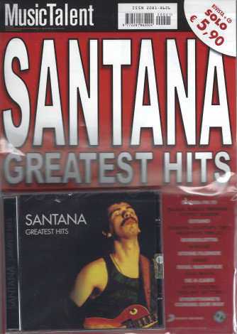 Music Talent - Santana  greatest hits - rivista +  cd -