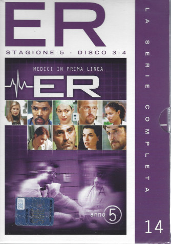 I dvd di Sorrisi collection n. 17 - In prima linea con i medici di ER -  14° uscita + doppio dvd - 29/3/2022 - settimanale