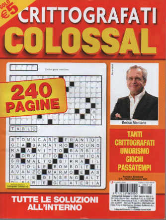 Crittografati Colossal - n. 13 - bimestrale -ottobre - novembre  2023 - 240 pagine