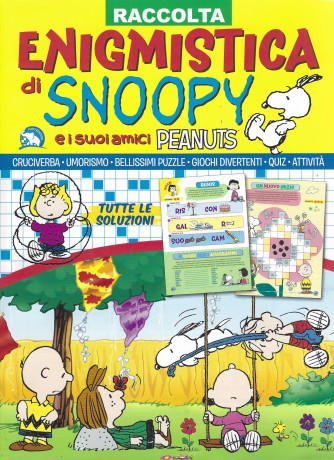 Raccolta enigmistica di Snoopy e i suoi amici Peanuts- n. 33 -trimestrale-aprile - giugno  2024