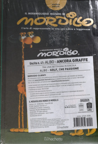 IL MERAVIGLIOSO MONDO DI MORDILLO -   41°USCITA - ALBO "Ancora giraffe" + POSTER DA COLLEZIONE