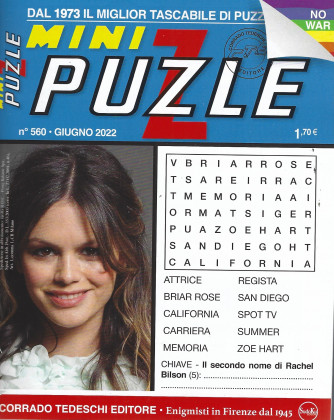 Mini Puzzle - n. 560-giugno  2022 - mensile