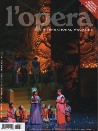 L'opera international magazine - n. 74 - mensile  -ottobre  2022