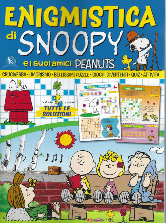 Gioca con  noi - n. 68  - Enigmistica di Snoopy e i suoi amici Peanuts - trimestrale - maggio - luglio  2022 -