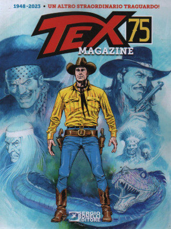 Tex magazine -Tex 75 -  n. 184 - 25 novembre  2023 - bimestrale -