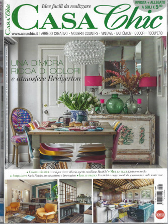 Casa Chic - n. 189- mensile -giugno 2022 +  allegato Shabby Style - 2 riviste